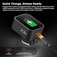 GODOX Godox X3-S X3S TTL Wireless Flash Trigger, Large OLED Touchscreen, Built-in Lithium Battery, Support TTL Auto/Manual/Multi Flash for Sony Camera