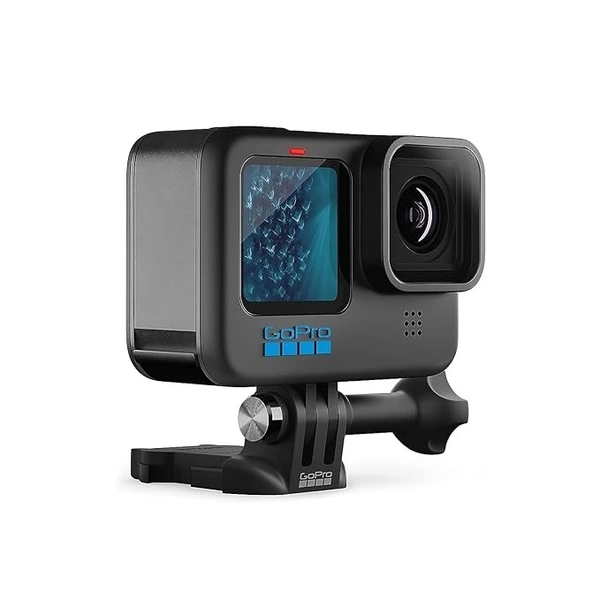 GOPRO GoPro HERO11 Waterproof Action Camera with Front & Rear LCD Screens, 5.3K60 Ultra HD Video, HyperSmooth 5.0,1080p Live Streaming