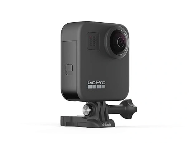 GOPRO GoPro MAX 360 Action Camera (Waterproof + Stabilization) with Touch Screen Spherical 5.6K30 HD Video 16.6MP 360 Photos 1080p Live Streaming Stabilization