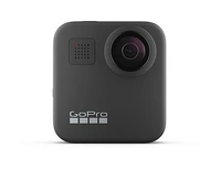GOPRO GoPro MAX 360 Action Camera (Waterproof + Stabilization) with Touch Screen Spherical 5.6K30 HD Video 16.6MP 360 Photos 1080p Live Streaming Stabilization
