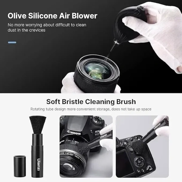 HIFFIN ULANZI Camera Cleaning Kit 9-in-1 Lens Cleaner Professional DSLR Clean Accessories Sony Canon Nikon