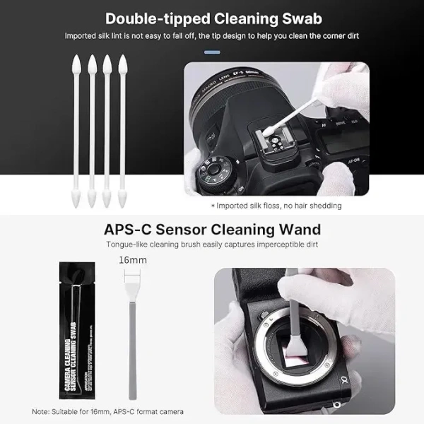 HIFFIN ULANZI Camera Cleaning Kit 9-in-1 Lens Cleaner Professional DSLR Clean Accessories Sony Canon Nikon