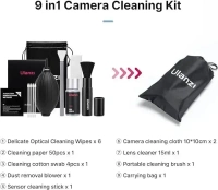 HIFFIN ULANZI Camera Cleaning Kit 9-in-1 Lens Cleaner Professional DSLR Clean Accessories Sony Canon Nikon