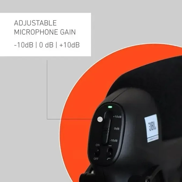JBL Commercial CSSG10 On-Camera Shotgun Condenser Microphone for Cameras & Smartphones ideal for Youtubers, Vloggers, News Gathering, Content Creation
