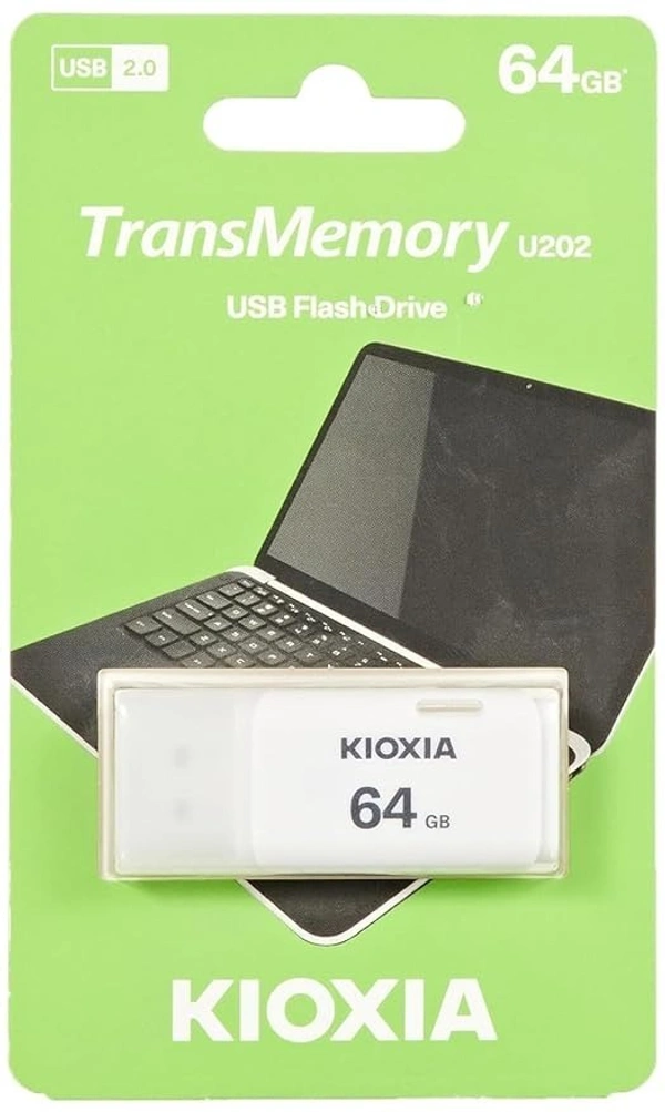 KIOXIA 64GB USB PenDrive 2.0 U202 White