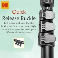 KODAK M531 Monopod with Support Foot, 32mm Strong Aluminum Tube Monopod, Black