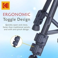 KODAK T210 150cm Three Way Pan Movement Tripod  (Black, Supports Up to 3500 g)