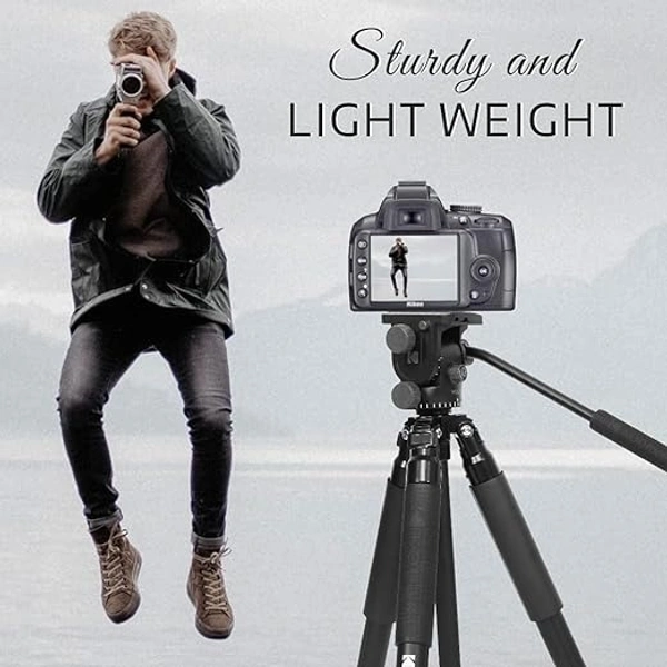 KODAK Kodak T450 Pro 180mm Three Section Support Flip Locks Tripod (Black)