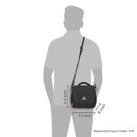MOBIUS Everyday DSLR/SLR Sling Bag for Camera with Rain Cover|100% Waterproof Bag with Adjustable Shoulder Strap Suitable for DSLR Camera with Lens and One Extra Lens