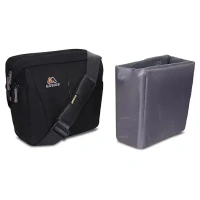 MOBIUS Ultimate Lens Sling Bag/DSLR Sling Bag|100% Water Resistant Outdoor Shoot Travel Camera Side Sling Bag with Adjustable Shoulder Strap|Suitable for DSLR Camera with 3 Nos 70 200 85mm 50mm