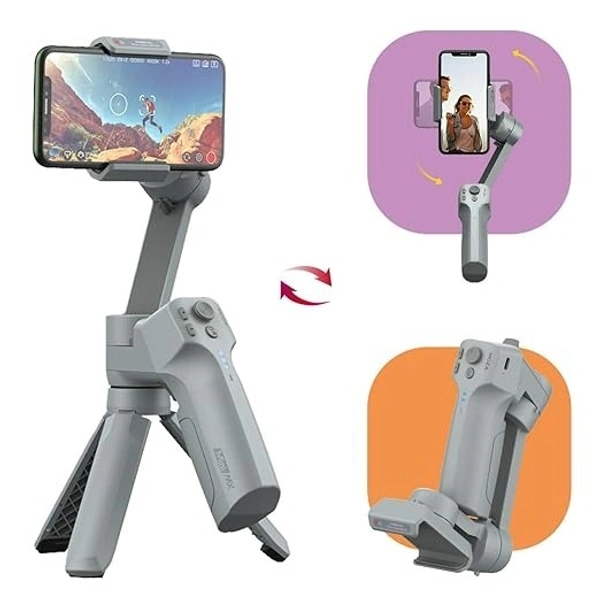 MOZA Mini MX Handheld Smartphone Gimbal with Tripod and Storage Pouch (Grey)
