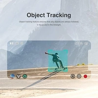 MOZA Mini S Essential Foldable Smartphone Gimbal Stabilizer with Quick Playback, One-Button Zoom, Timelapse, Object Tracking, Inception Mode Function for Smartphone, Black