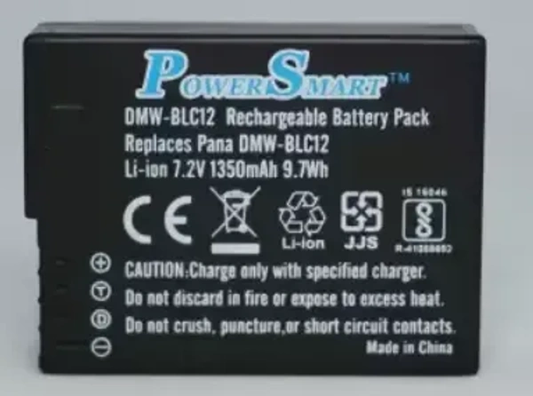 Power Smart for DMW-BLC12 for Panasonic DSLR Camera Battery