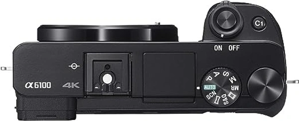 SONY Sony Alpha ILCE 6100L 24.2 MP Mirrorless Digital SLR Camera with 16-50 mm Power Zoom Lens | APS-C Sensor | Fast Auto Focus,Real-time Eye AF,Real-time Tracking | 4K Vlogging Camera - Black