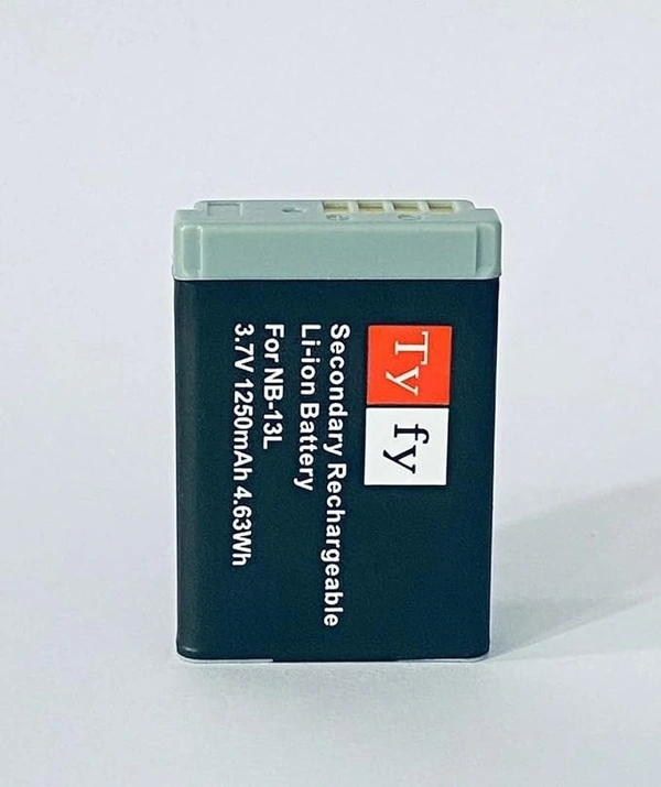 TYFY NB-13L Digital Camera Battery Compatible with Canon Power Shot G5X,G5X Mark II,G6,G7,G7X,G7X Mark II,G7X Mark III,G9,G9X,G9X Mark II,Power Shot N100, SX620 HS,SX720HS,SX730 HS,SX740 HS