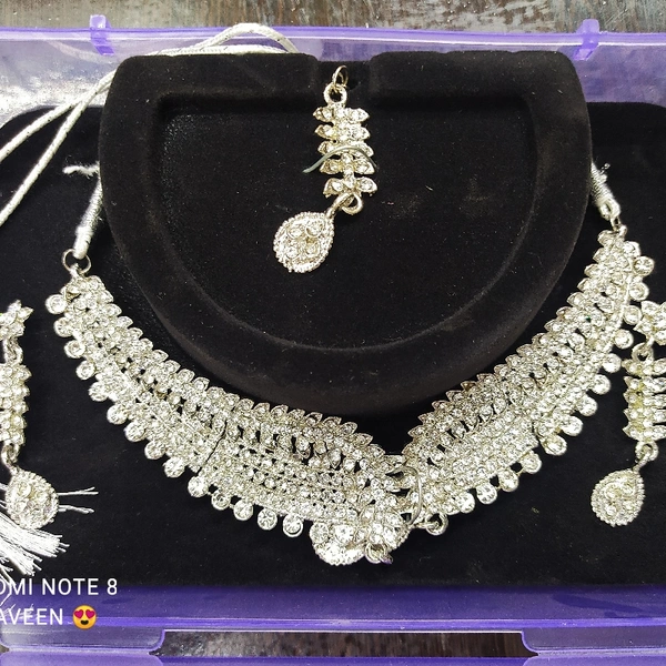 Silver Necklace - Silver