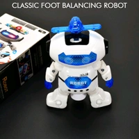 
 
4462 ﻿Dancing Robot with 3D Lights and Music. Description :- CLASSIC FOOT BALANCING ROBOT: This robot toys has dual-wheel foot balancing, which can easily navigate his surroundings. Toddler toys robot 360-degree spinning develops excellent motor skills and hand to eye coordination of your champ HIGH QUALITY MATERIALS: This toy robots  - White, - 604 Length (Cm) :- 15 Breadth