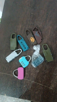 
 
3 Digit Metal Combination Number Lock 3-Digit Travel Combination Lock, the Small Safe Combination Padlock for Suitcases Luggage Briefcases Computer Bags Schoolbags Backpacks Locker Drawers Toolkit Cabinets, Color Locks (1 Pc / Mix Design & Color) Description :- Digit Combinations Padlocktravel smart combination lock, Lock - White, 19 Length (Cm)6 Breadth  Height