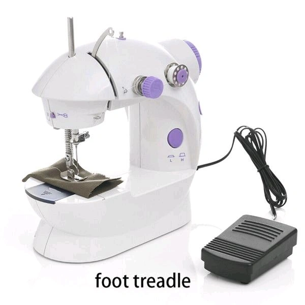 
 
Multi Electric Mini 4 in 1 Desktop Functional Household Sewing Machine Perfectly designed to be your perfect sewing partner, the 4 in 1 Mini Sewing machine is sleek, small and comes at a great price. With great functions including a two speed, pre-threaded and battery option, this reliable sewing machine is just what your sewing - White, 41 Cm