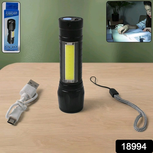 
 
Mini 2 in 1 High Power Pocket Torch Light | Portable, Rechargeable LED Torch Light (1 Pc / Mix Design) Description :- 1. Versatile 2 in 1 LED Flashlight: This high power torch light features a dual-function design, combining a zoom light and flashlight to meet all your lighting needs with a telescopic function for - 45 Lenght, Black