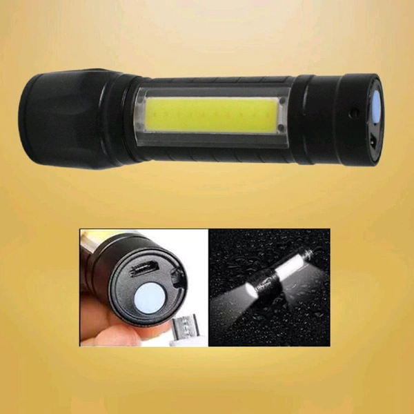 
 
Mini 2 in 1 High Power Pocket Torch Light | Portable, Rechargeable LED Torch Light (1 Pc / Mix Design) Description :- 1. Versatile 2 in 1 LED Flashlight: This high power torch light features a dual-function design, combining a zoom light and flashlight to meet all your lighting needs with a telescopic function for - 45 Lenght, Black