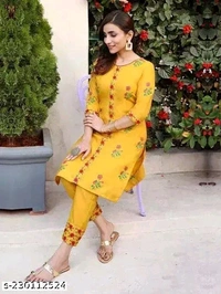  Priti  Kurti Set Hey, check out this product on Meesho!

Get upto 25% OFF on your first order. Also grab extra 25% on new products  - Gold, L