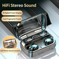 
 
Newest Wireless In-Ear Earbuds Bluetooth 5.0 Headphones Mini Stereo Earbuds Sport Headset Bass Sound Built-in Mic phone M10 TWS (Ear buds, AirPods, Headphones) New Upgraded 5.1 Chip: stable full-core upgrade, compared with the old version of Bluetooth 5.0, the transmission distance is greatly improved, the signal stability and  - 10 Height (Cm) :- 5, Black