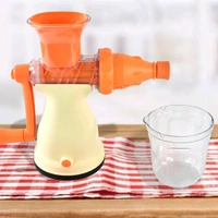 
 
Manual Carrot and Fruit Juicer – Heavy-Duty, Unbreakable Body with Vacuum Base, No-Filter Design, and Easy Lock System – Perfect for Juicing Vegetables & Fruits (1 Pc With Glass) Description :- Extract fresh and nutritious juice from fruits and vegetables with this newly designed manual juicer. Built with a strong and unbreakable body - 14 Hight Cm, Web Orange