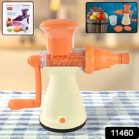 
 
Manual Carrot and Fruit Juicer – Heavy-Duty, Unbreakable Body with Vacuum Base, No-Filter Design, and Easy Lock System – Perfect for Juicing Vegetables & Fruits (1 Pc With Glass) Description :- Extract fresh and nutritious juice from fruits and vegetables with this newly designed manual juicer. Built with a strong and unbreakable body - 14 Hight Cm, Web Orange