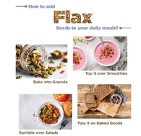 FLEX SEED ROASTED & SALTED - 250 g
