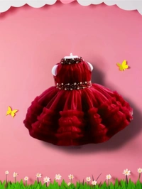 Baby Girls Princess Style Party wear frock and Dresses - 18-24 Months, Navy Blue
