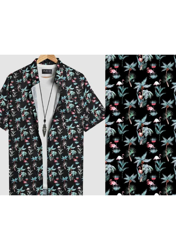 Lycra Printed Shirts - XL