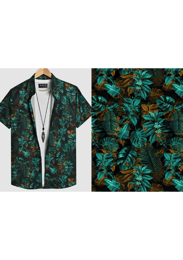 Lycra Printed Shirts - L