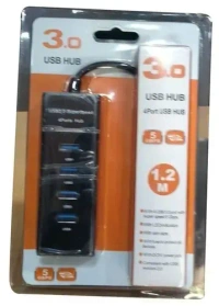 Usb hub 4 port (3.0) (1.2 mtr) orange 