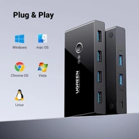 Usb hub 4 port / 4 switch (3.0) green 