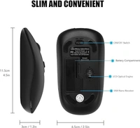 SLIM wireless mouse (black) 