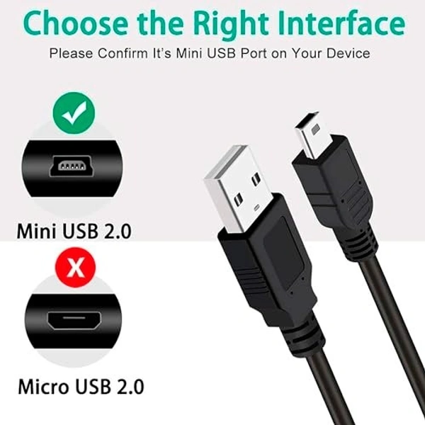 Usb 5 pin cable V3 Imported (5mtr)  