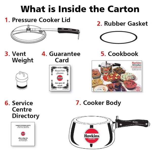 Hawkins pessure cooker 3L