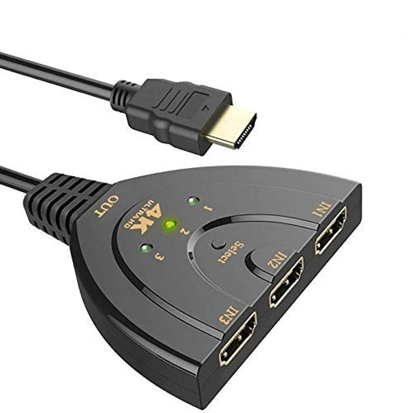 HDMI Switch 3Port Pigtail Box Pack