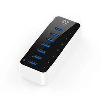 Usb hub 7 port (1 mtr) square 