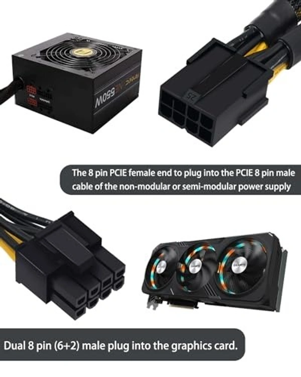 8 PIN female to 8 PIN male cable