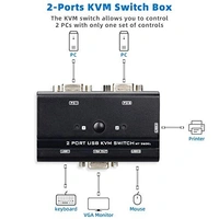 2 Port VGA Kvm Switch