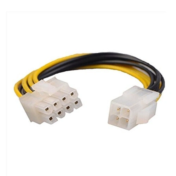 4 PIN female to 8 PIN male cable