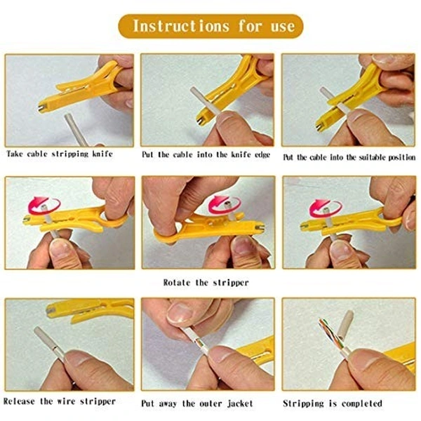 Small Wire Stripper Yellow Cutter