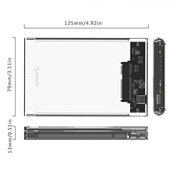 2.5 Type C Transparent Casing