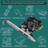1x usb 3.0 card (2 ports) 