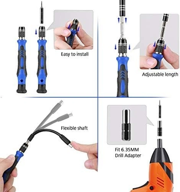 Screw driver 60 in 1 (blue color) 