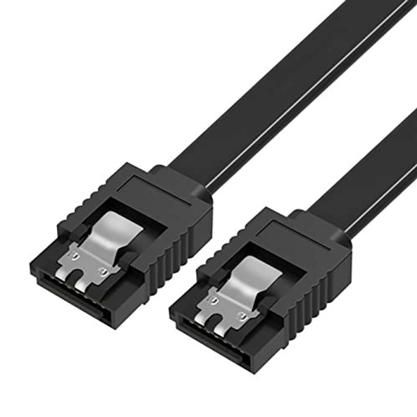 Sata data cable black with lock 