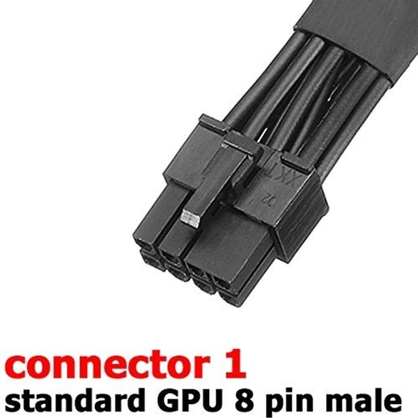 6 PIN female to 8 PIN male cable 