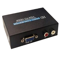 VGA to HDMI with audio (BIG BOX BLUE) METAL